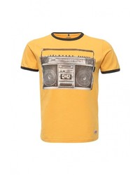 Мужская желтая футболка с круглым вырезом от Jack &amp; Jones