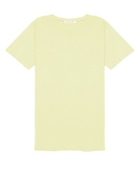 Мужская желтая футболка с круглым вырезом от John Elliott