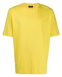 Мужская желтая футболка с круглым вырезом от Joseph