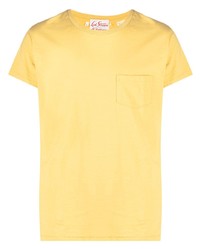 Мужская желтая футболка с круглым вырезом от Levi's