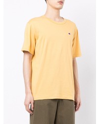 Мужская желтая футболка с круглым вырезом от Champion