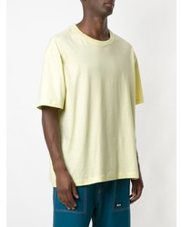Мужская желтая футболка с круглым вырезом от Àlg