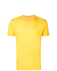 Мужская желтая футболка с круглым вырезом от Majestic Filatures