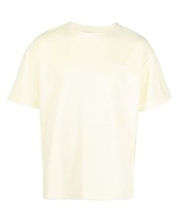 Мужская желтая футболка с круглым вырезом от MOUTY
