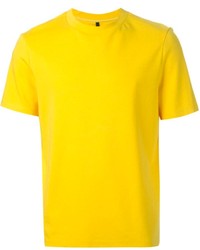 Мужская желтая футболка с круглым вырезом от Neil Barrett
