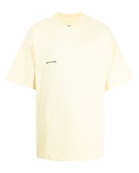 Мужская желтая футболка с круглым вырезом от Oamc