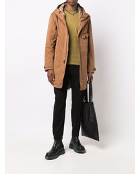 Мужская желтая футболка с круглым вырезом от Transit