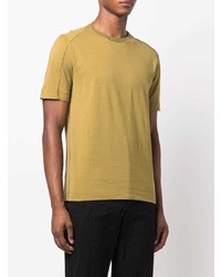 Мужская желтая футболка с круглым вырезом от Transit