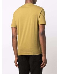 Мужская желтая футболка с круглым вырезом от Transit