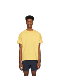 Мужская желтая футболка с круглым вырезом от Polo Ralph Lauren