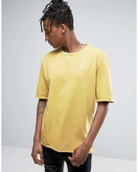Мужская желтая футболка с круглым вырезом от Puma