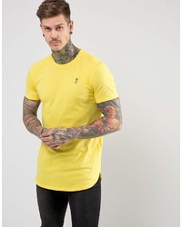 Мужская желтая футболка с круглым вырезом от Religion