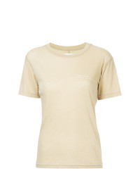 Женская желтая футболка с круглым вырезом от Song For The Mute