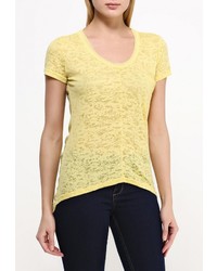 Женская желтая футболка с круглым вырезом от Sweewe