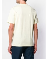 Мужская желтая футболка с круглым вырезом от Loewe