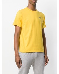 Мужская желтая футболка с круглым вырезом от Dust