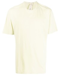 Мужская желтая футболка с круглым вырезом от Ten C