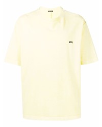 Мужская желтая футболка с круглым вырезом от Undercoverism