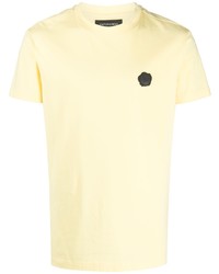 Мужская желтая футболка с круглым вырезом от Viktor & Rolf