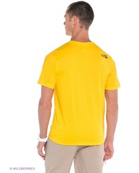 Мужская желтая футболка с принтом от Anta