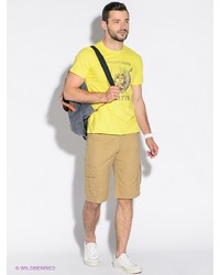 Мужская желтая футболка с принтом от ARBOR VITAE