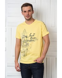 Мужская желтая футболка от Begood