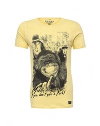 Мужская желтая футболка от BLEND