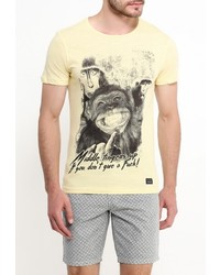 Мужская желтая футболка от BLEND