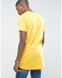 Мужская желтая футболка от Brave Soul