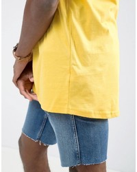 Мужская желтая футболка от Brave Soul