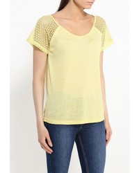 Женская желтая футболка от By Swan
