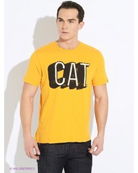 Мужская желтая футболка от Caterpillar