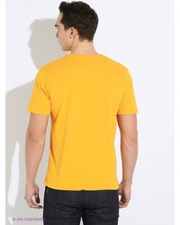 Мужская желтая футболка от Caterpillar