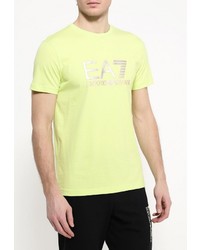 Мужская желтая футболка от EA7