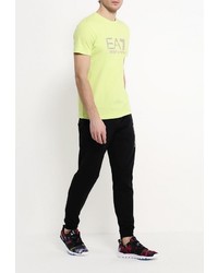 Мужская желтая футболка от EA7