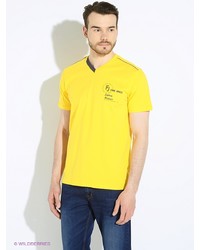 Мужская желтая футболка от Fine Joyce