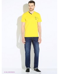 Мужская желтая футболка от Fine Joyce