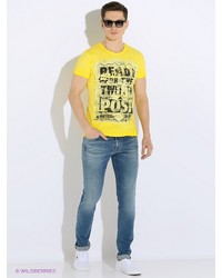 Мужская желтая футболка от JB casual