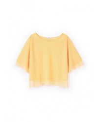 Женская желтая футболка от Mango