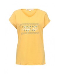 Женская желтая футболка от Modis