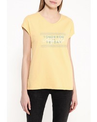 Женская желтая футболка от Modis