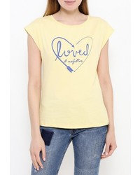 Женская желтая футболка от Modis