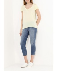 Женская желтая футболка от Motivi