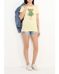 Женская желтая футболка от Only