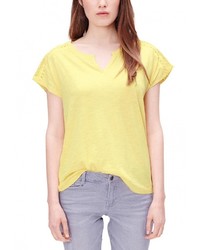 Женская желтая футболка от s.Oliver