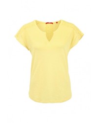 Женская желтая футболка от s.Oliver