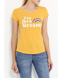 Женская желтая футболка от SPRINGFIELD