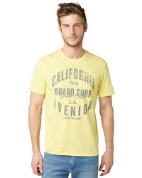 Мужская желтая футболка от Tom Tailor