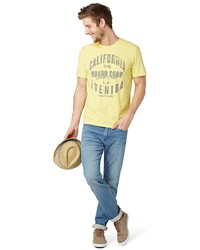 Мужская желтая футболка от Tom Tailor