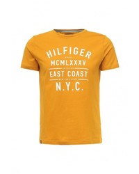 Мужская желтая футболка от Tommy Hilfiger